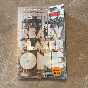 Ready Player One by Ernest Cline - Orange and Gray Cover